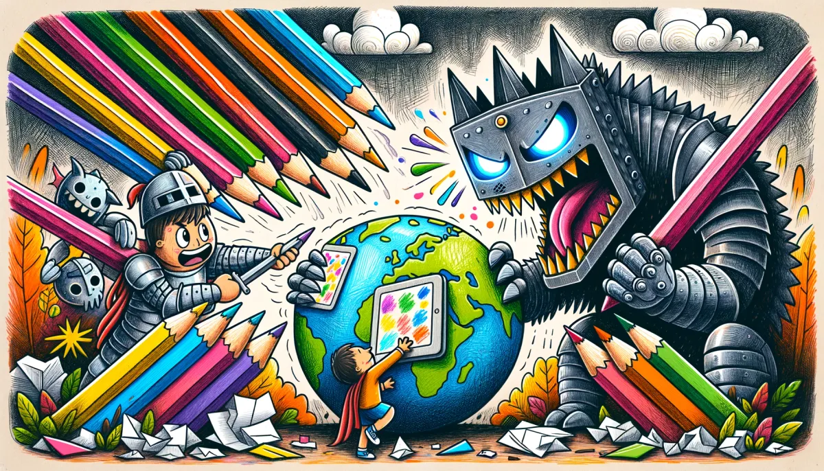 How Coloring with Paper and Colored Pencils Battles the Digital Eye Strain Beast